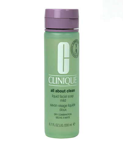 Clinique All About Clean Liquid Facial Soap Mild 6.7 oz 