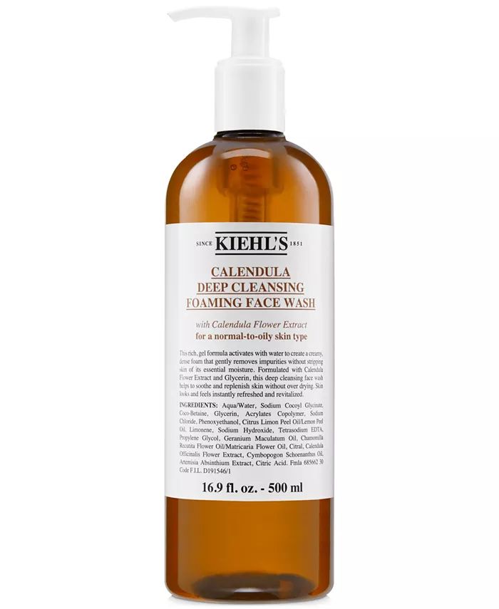 Calendula Deep Cleansing Foaming Face Wash, 16.9-oz